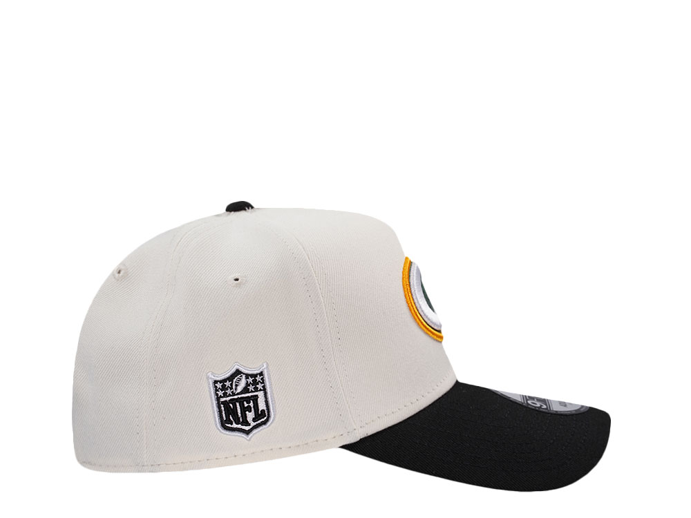 New Era Green Bay Packers Classic Chrome Two Tone Edition 9Forty A Frame Snapback Cap