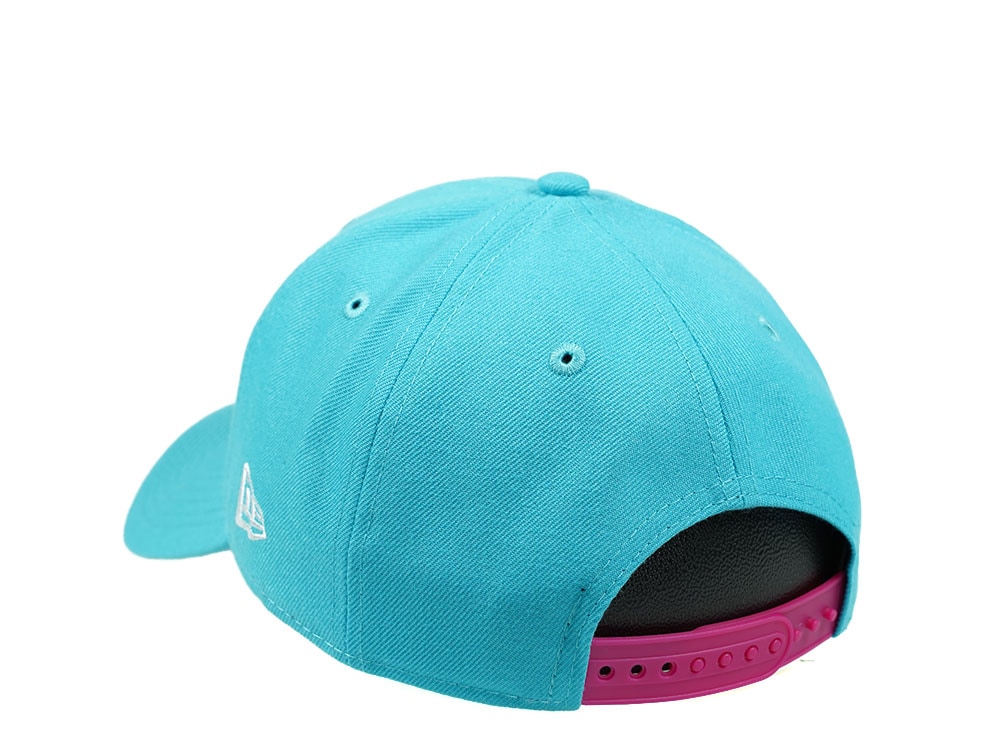 New Era Miami Heat Vice Edition Teal 9Forty Snapback Cap