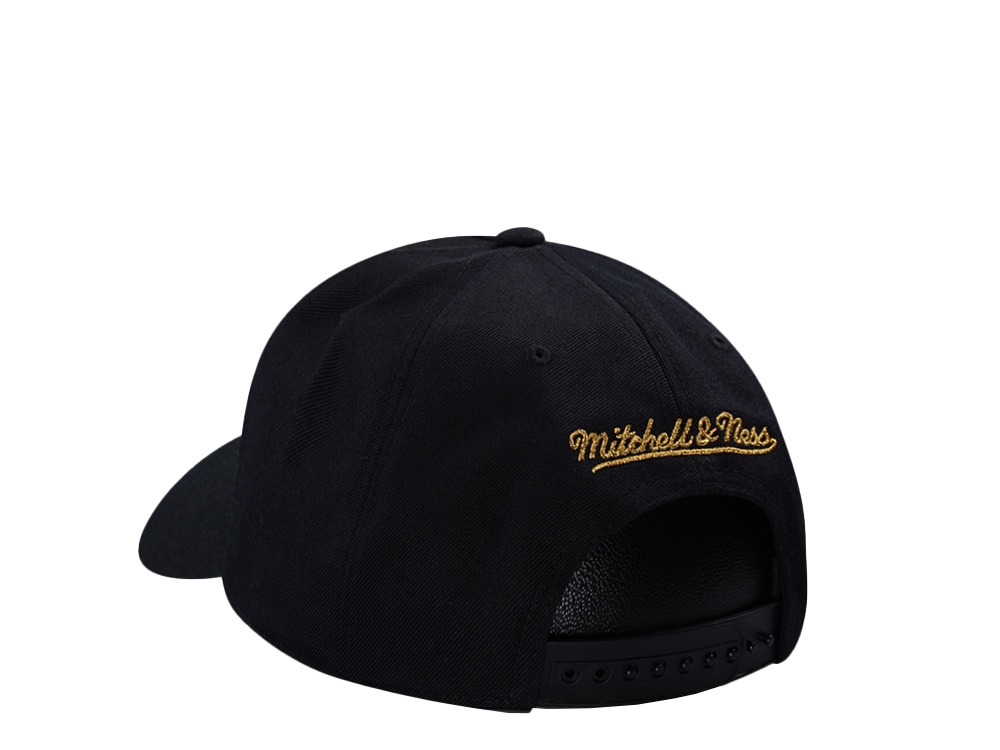 Mitchell & Ness Los Angeles Lakers Black Gold Edition Pro Pinch Fit Snapback Cap