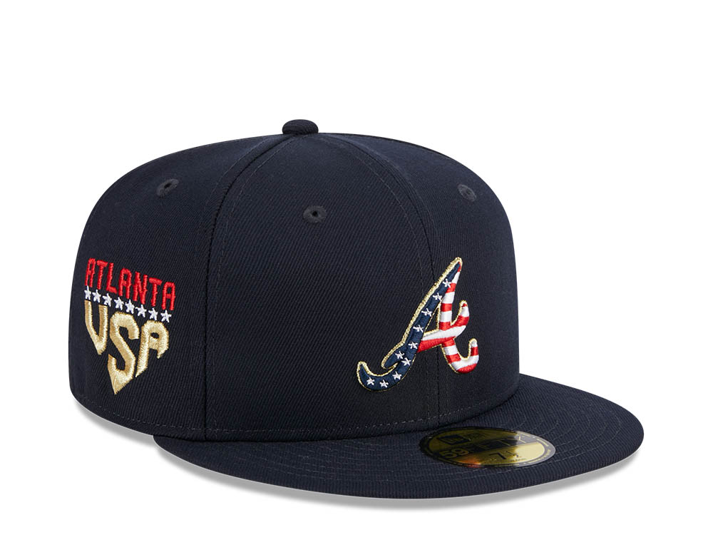 New Era Atlanta Braves 4th of July 23 59Fifty Fitted Cap