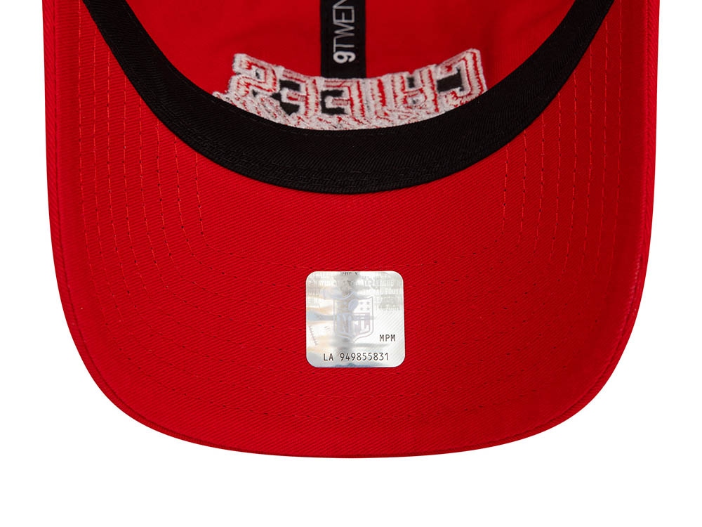 New Era Kansas City Chiefs NFL Script Red 9Twenty Strapback Cap