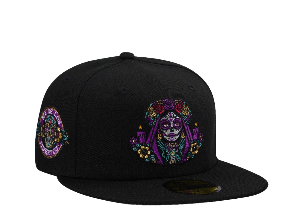 New Era Muertos Lady Black Prime Horror Edition 59Fifty Fitted Cap