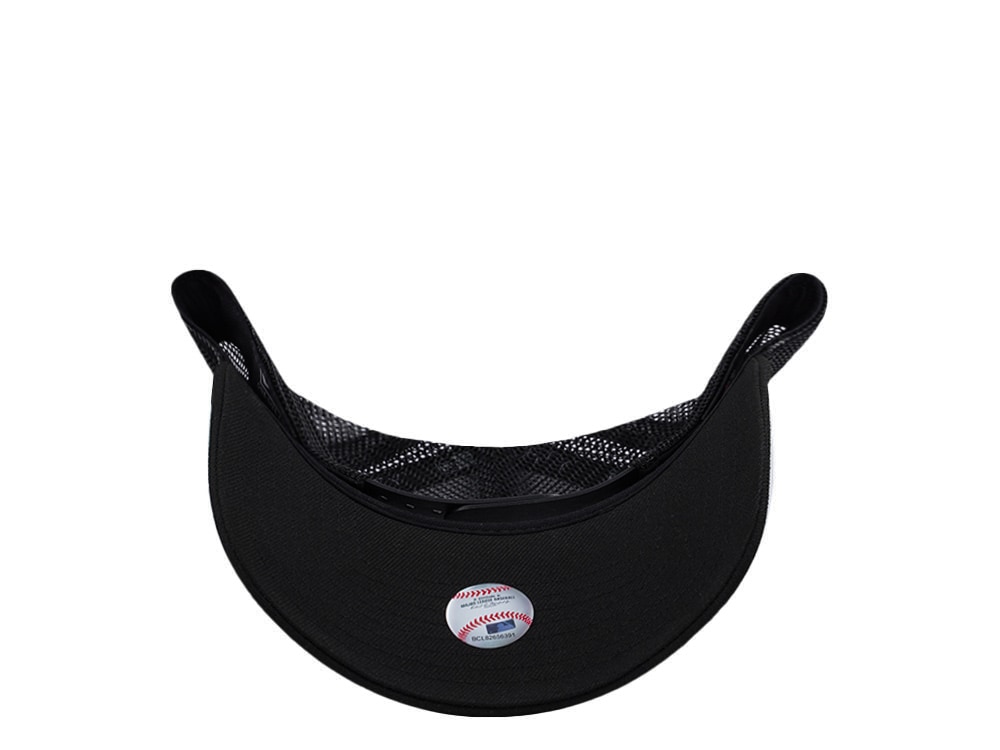 New Era Boston Red Sox Black On Black Edition 9Forty A Frame Trucker Snapback Cap