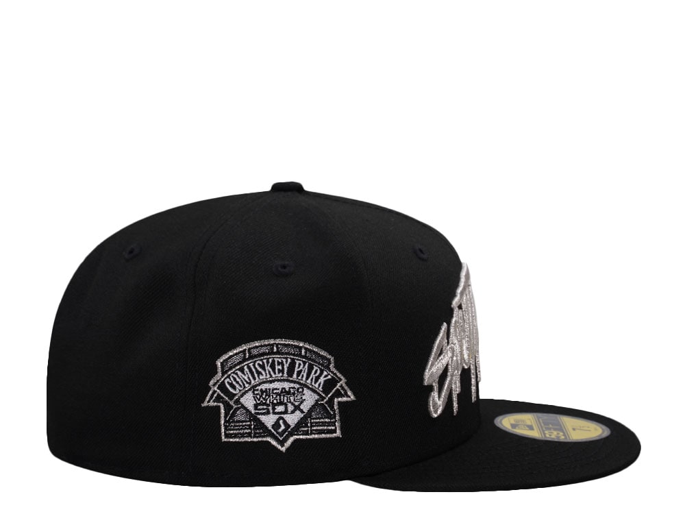 New Era Chicago White Sox Comiskey Park Black Prime Edition 59Fifty Fitted Cap