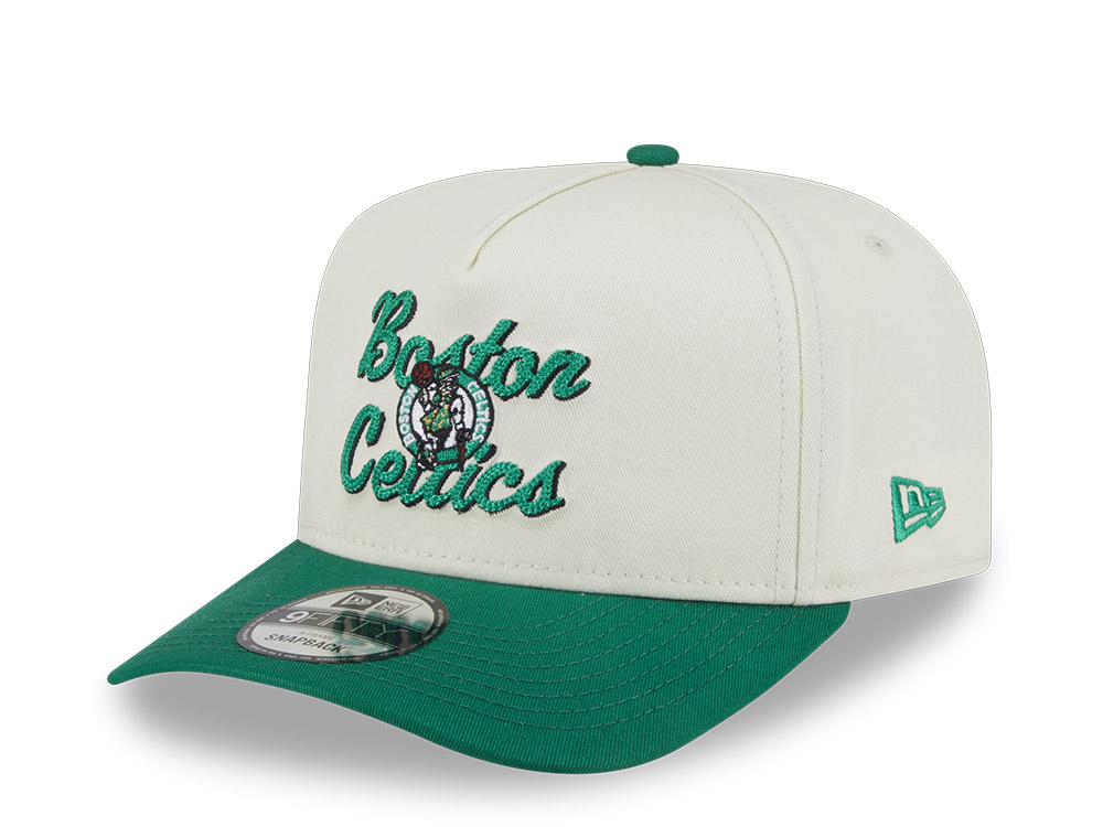 New Era Boston Celtics Chainstitch 9Fifty A Frame Snapback Cap