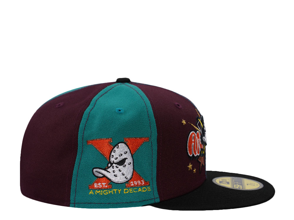 New Era Anaheim Ducks 10th Anniversary Pinwheel Edition 59Fifty Fitted Cap