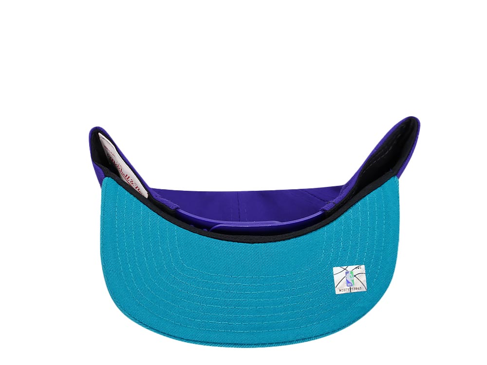 Mitchell & Ness Utah Jazz Logo Blur Hardwood Classic Snapback Cap