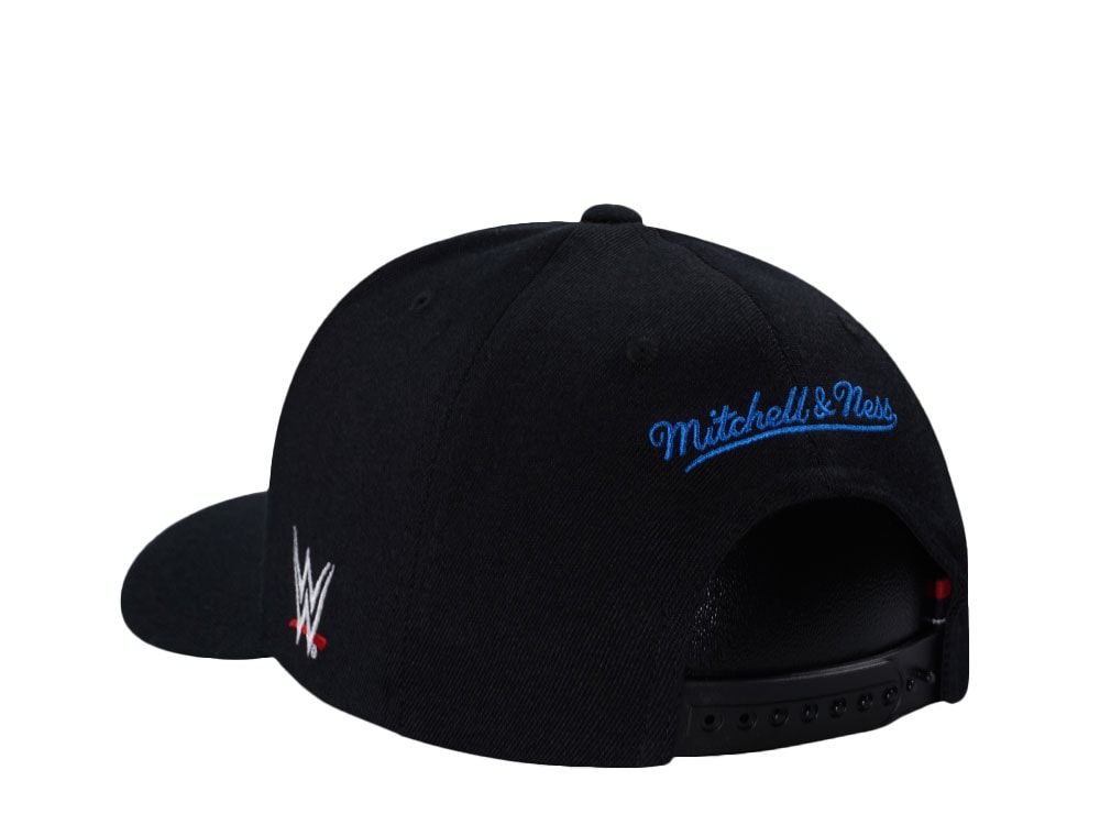 Mitchell & Ness Wrestlemania WWE Stone Cold Steve Austin Classic Red Stretch Snapback Cap