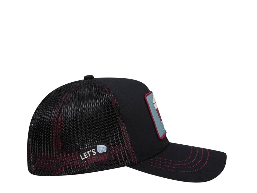 Capslab Cocktails Irish Coffee Black Trucker Snapback Cap