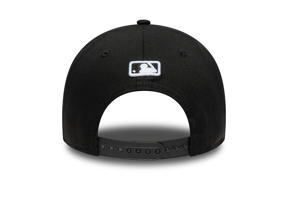 New Era Los Angeles Dodgers Black 9Forty M Crown Snapback Cap