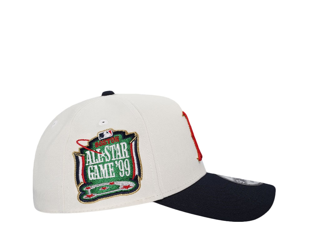 New Era Boston Red Sox All Star Game 1999 Chrome Throwback Two Tone Edition 9Forty A Frame Snapback Cap