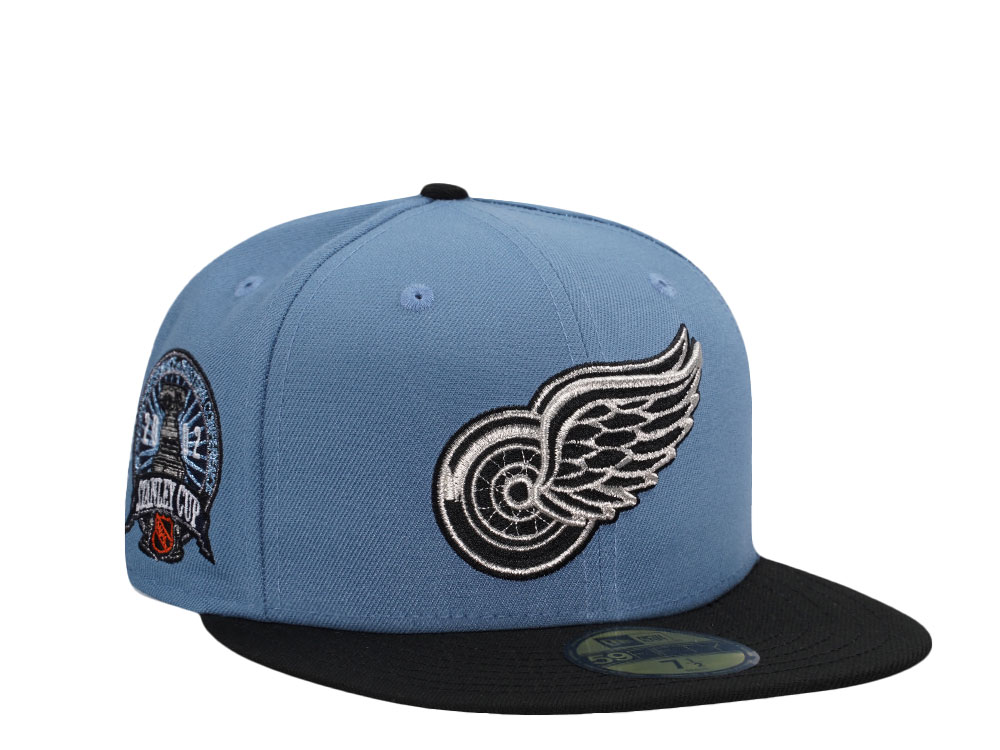New Era Detroit Red Wings Stanley Cup 2002 Faded Blue Two Tone Edition 59Fifty Fitted Cap