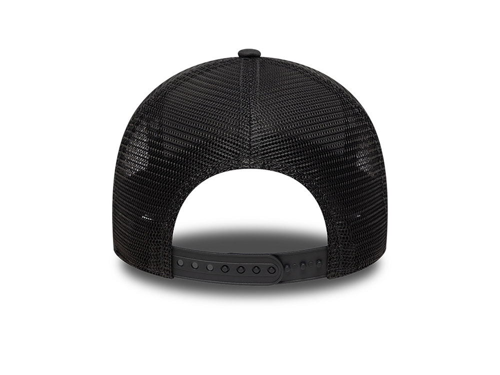 New Era Chicago Bulls Outline Black Edition 9Forty A Frame Trucker Snapback Cap