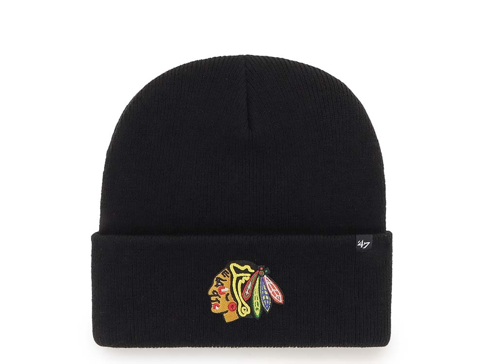 47 Brand Chicago Blackhawks Black Edition Cuff Pipot