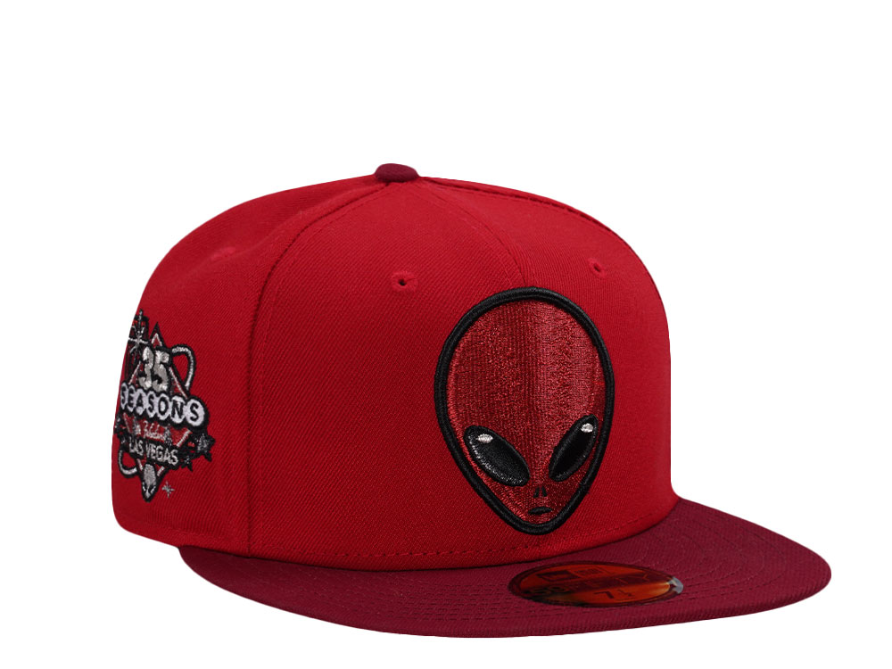 New Era Las Vegas 51s 35 Seasons Red Two Tone Edition 59Fifty Fitted Cap