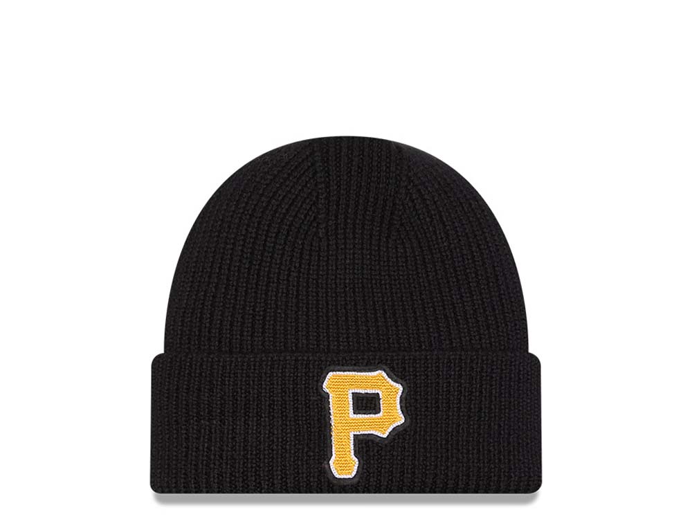 New Era Pittsburgh Pirates Skull Knit Black Pipot