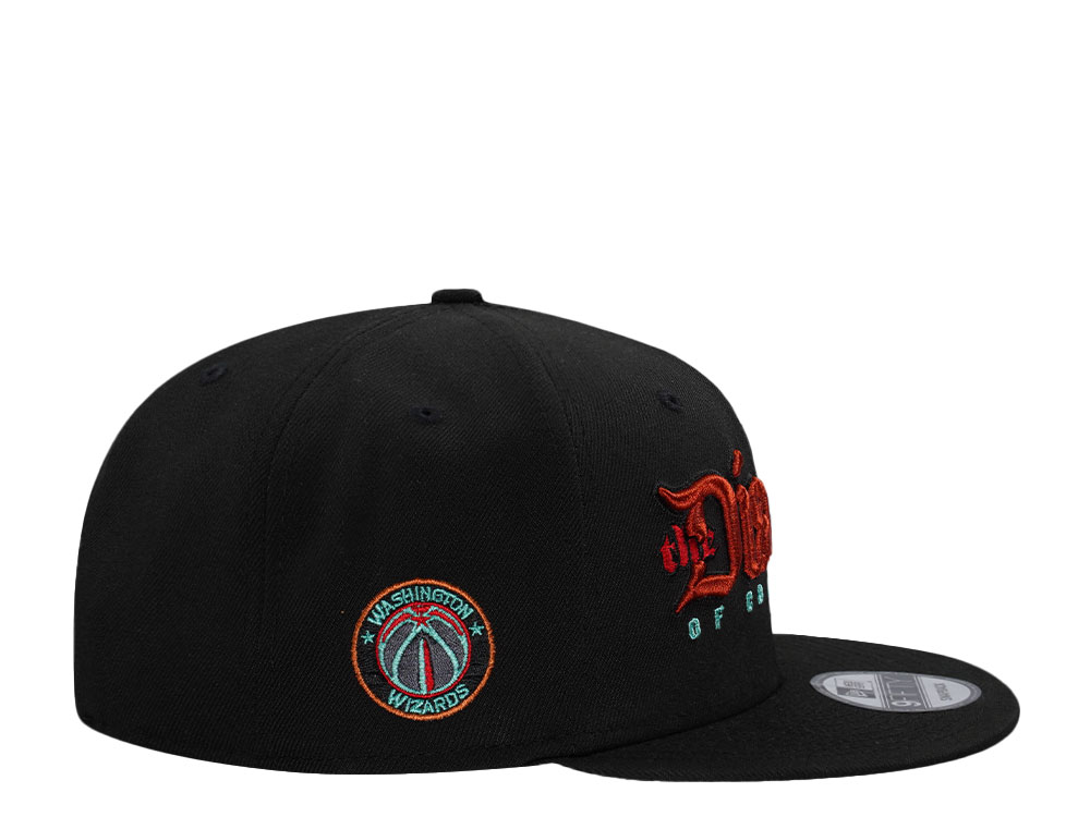 New Era Washington Wizards The District of Columbia Edition Black 9Fifty Snapback Cap