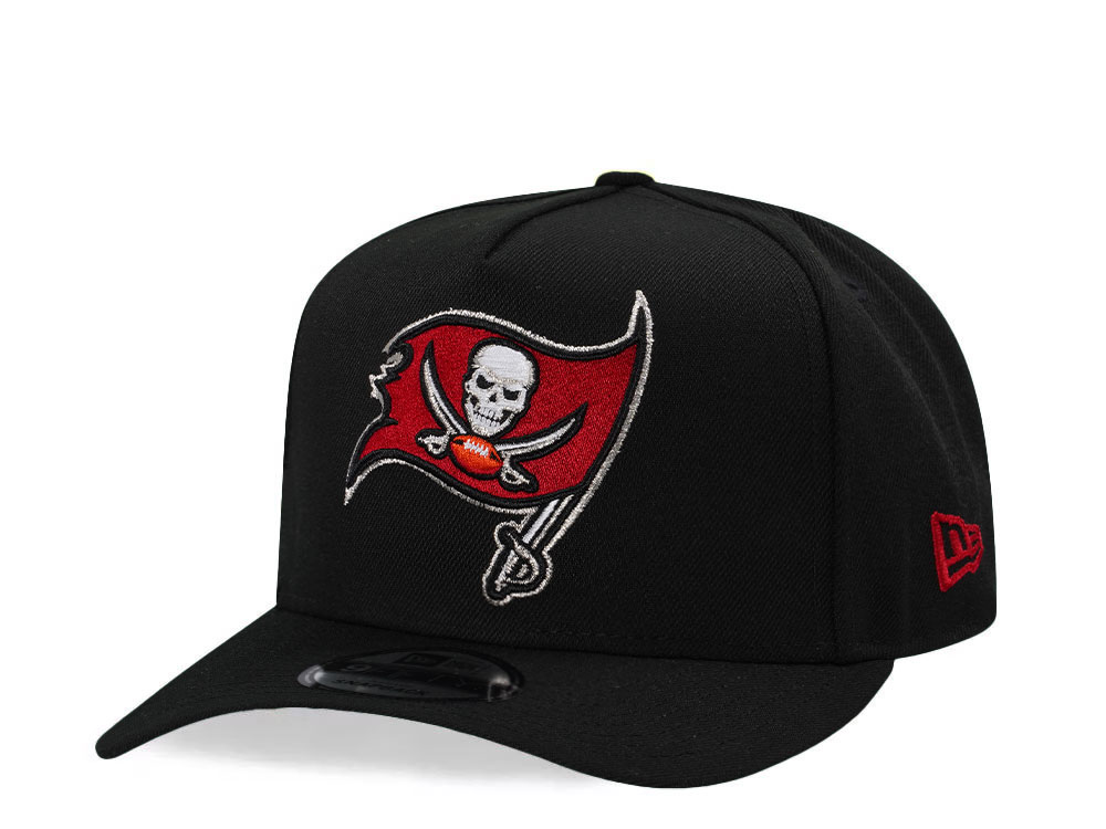 New Era Tampa Bay Buccaneers Black Classic Edition 9Fifty A Frame Snapback Cap