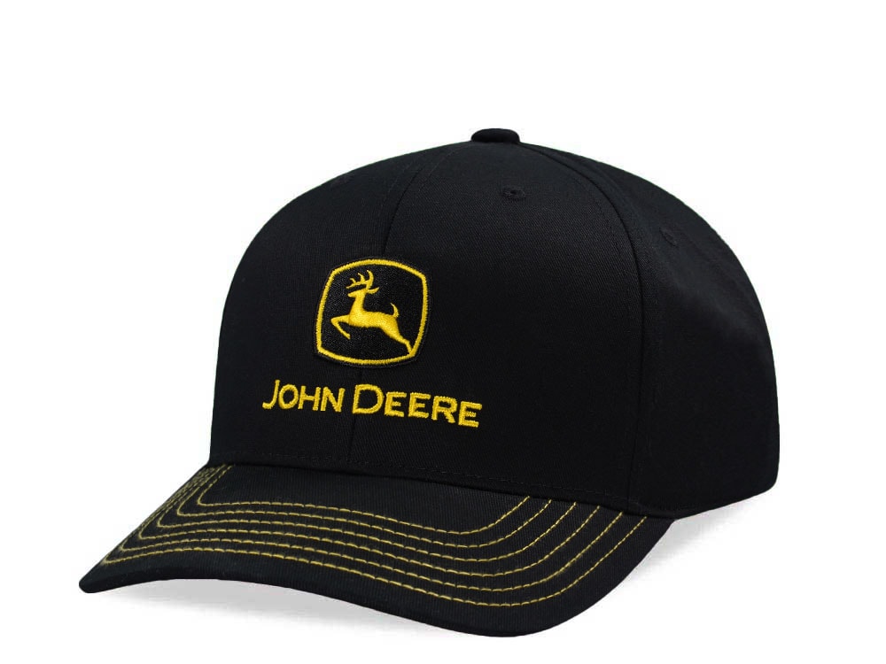 John Deere Moline 112 Black Snapback Cap