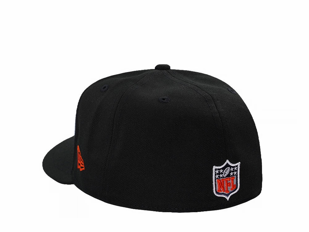New Era Chicago Bears Black Classic Edition Pre Curved 59Fifty Fitted Cap