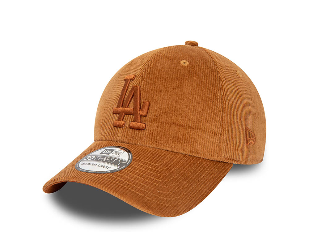 New Era Los Angeles Dodgers Cord Brown 39Thirty Stretch Cap