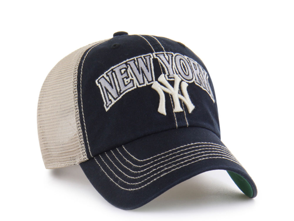 47 Brand New York Yankees Tuscaloosa Vintage Black Edition Clean Up Snapback Cap