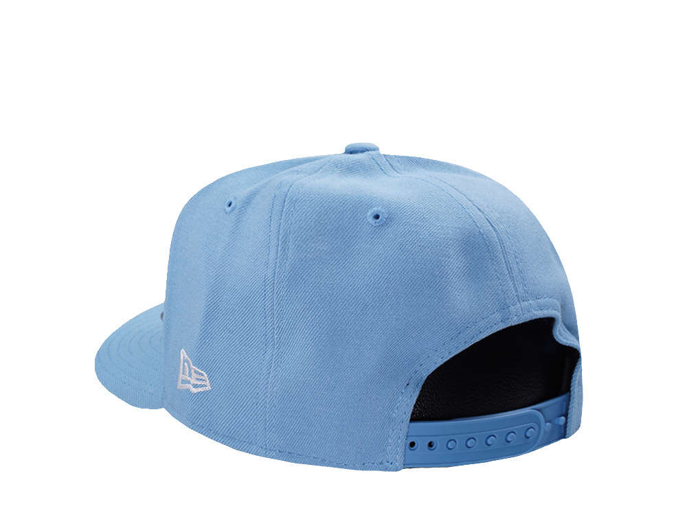 New Era Utah Mammoth Inaugural Season Sky Blue Prime Edition 9Fifty A Frame Snapback Cap