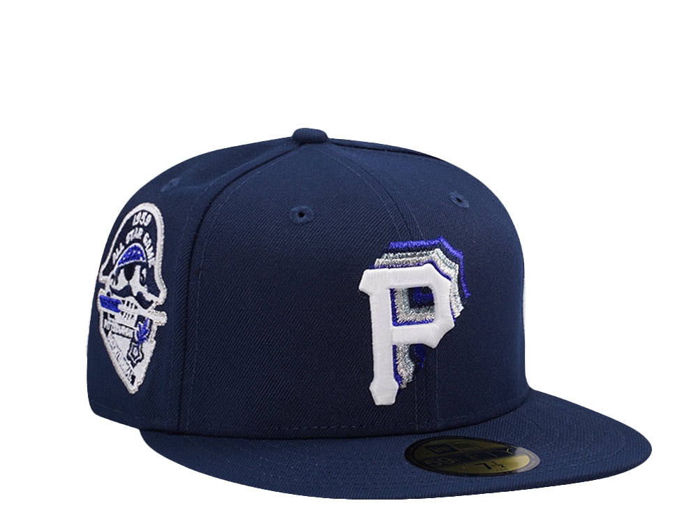 New Era Pittsburgh Pirates All Star Game 1959 Ocean Blue Horror Edition 59Fifty Fitted Cap