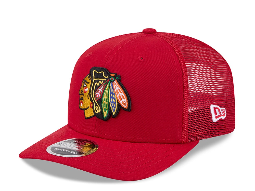 New Era Chicago Blackhawks Red Edition 9Seventy Trucker Snapback Cap