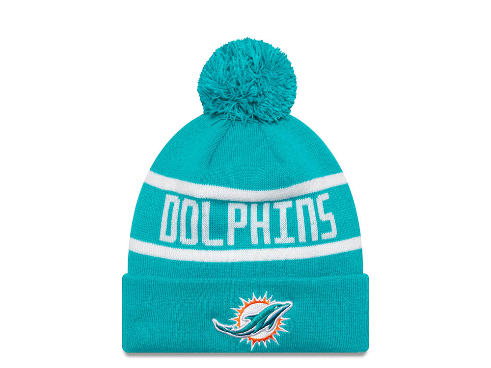 New Era Miami Dolphins On The Cuff Jake Teal Knit