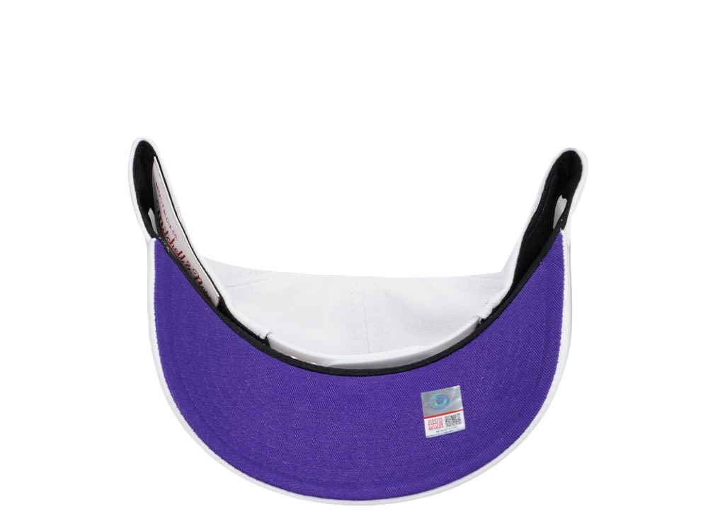 Mitchell & Ness Louisiana State University All in Pro White Snapback Cap