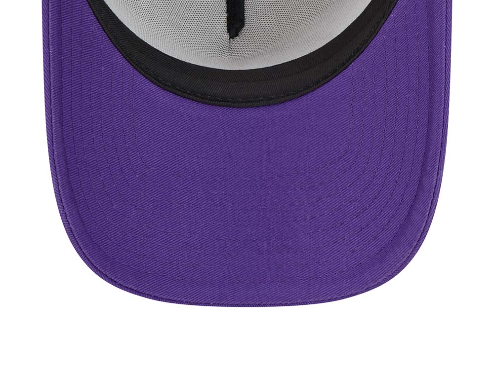 New Era Minnesota Vikings Sideline 2024 9Forty A Frame Trucker Snapback Cap