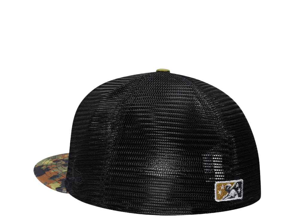 New Era Kinston Indians Flecktarn Trucker Edition 59Fifty Fitted Cap