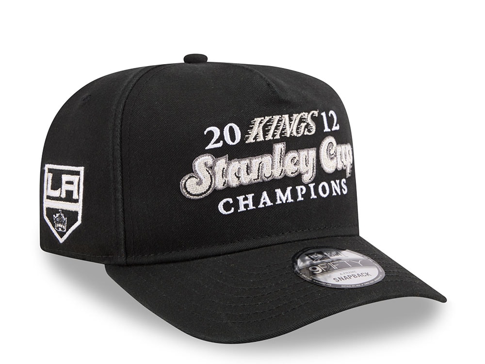 New Era Los Angeles Kings Stanley Cup Champions 2012 Historic Black Edition 9Fifty A Frame Snapback Cap