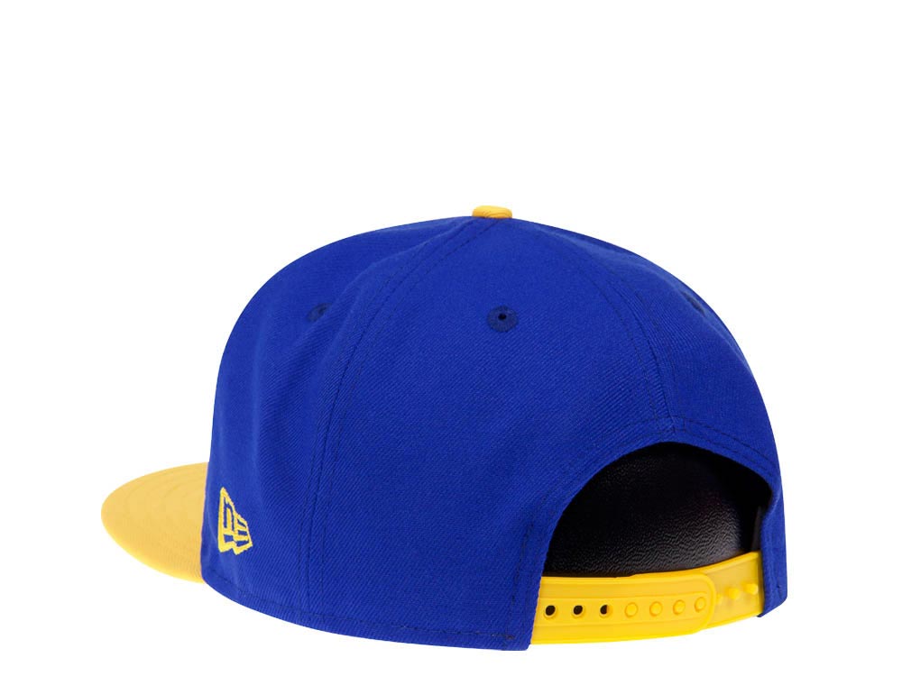 New Era Golden State Warriors Blue Gold Two Tone Edition 9Fifty Snapback Cap