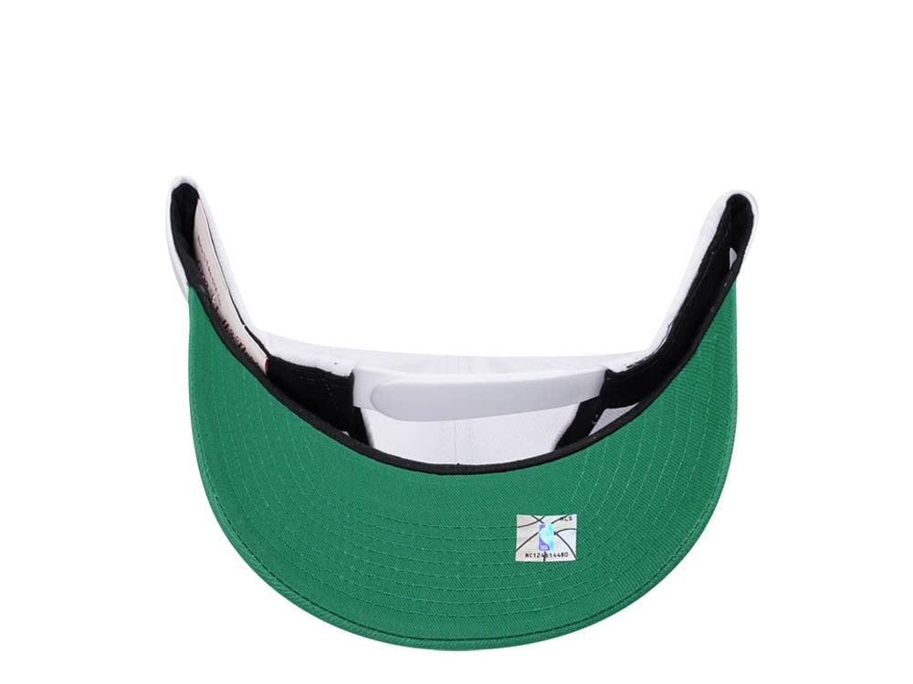 Mitchell & Ness Boston Celtics Team Two Tone 2.0 Pro White Snapback Cap
