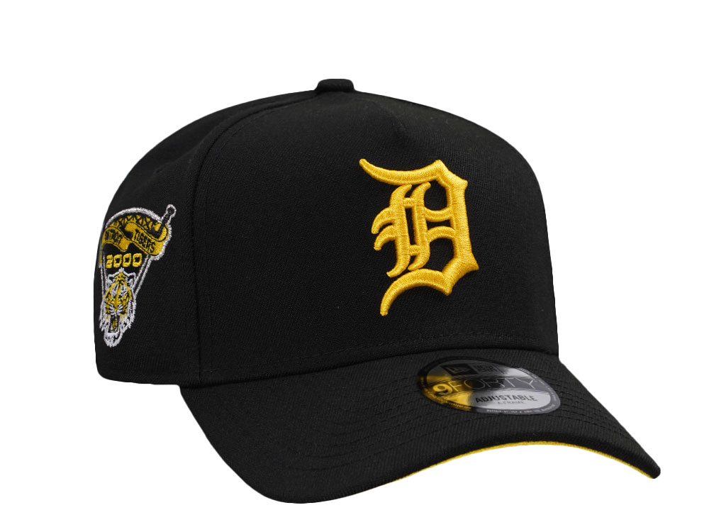 New Era Detroit Tigers 2000 Black Yellow Prime Edition 9Forty A Frame Snapback Cap
