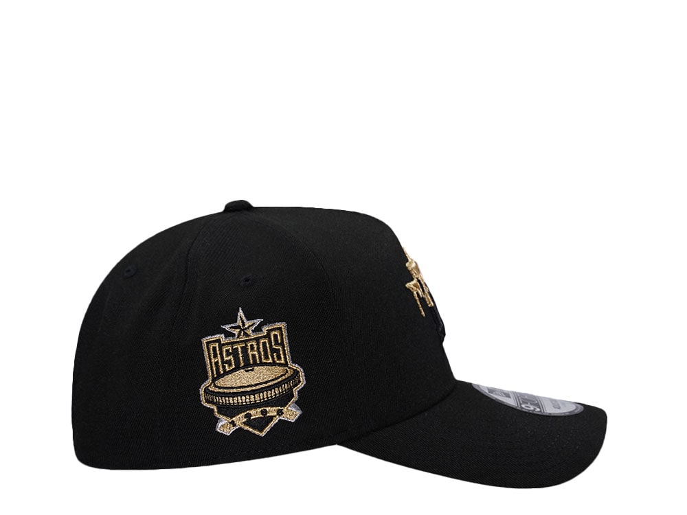 New Era Houston Astros Astrodome Anniversary Gold Drip Prime Edition 9Forty A Frame Snapback Cap