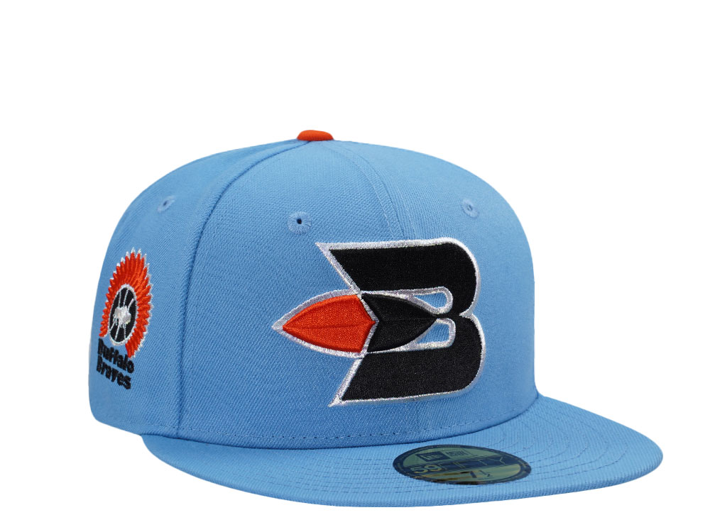 New Era Buffalo Braves Radiant Blue Edition 59Fifty Fitted Cap