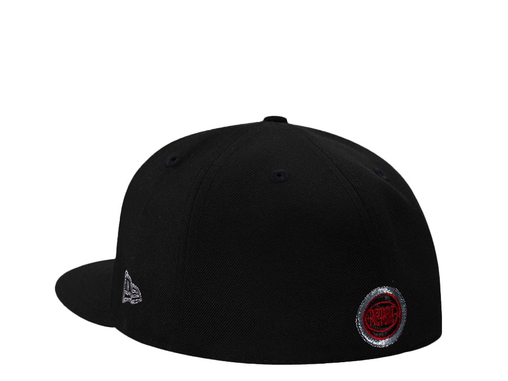 New Era Detroit Pistons 20th Anniversary Black Prime Edition 59Fifty Fitted Cap