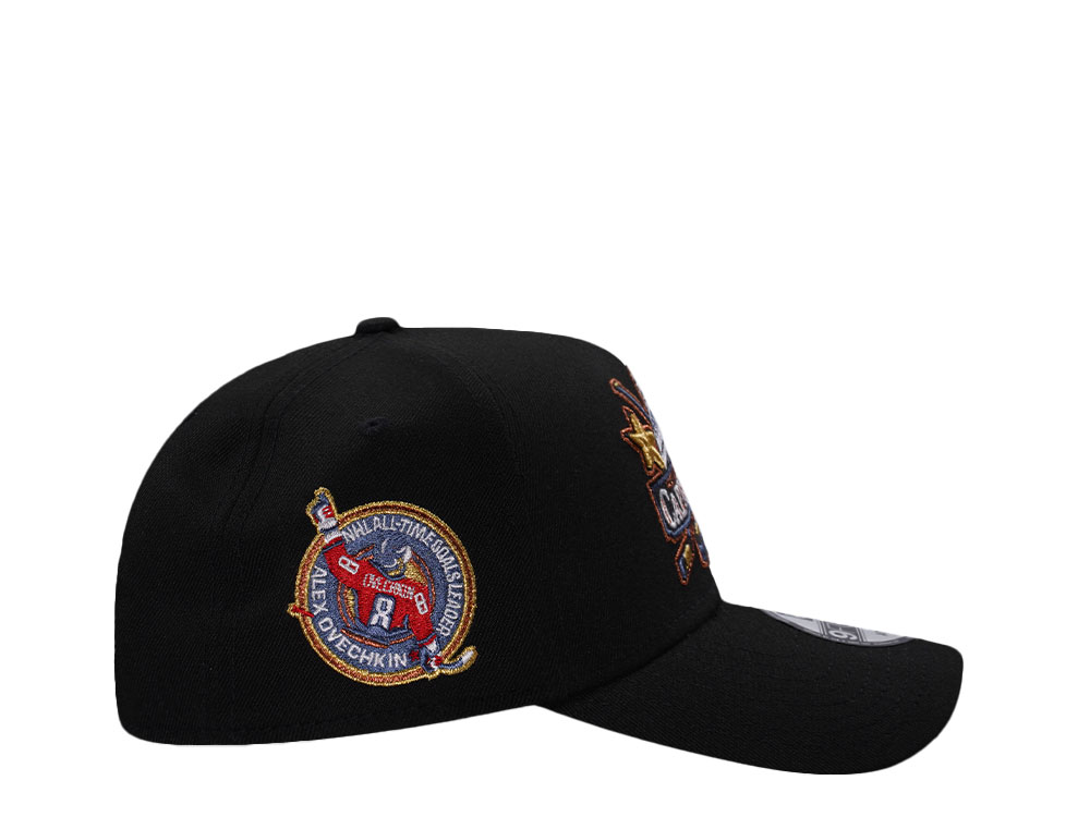 New Era Washington Capitals Alex Ovechkin Black Prime Edition 9Forty A Frame Snapback Cap