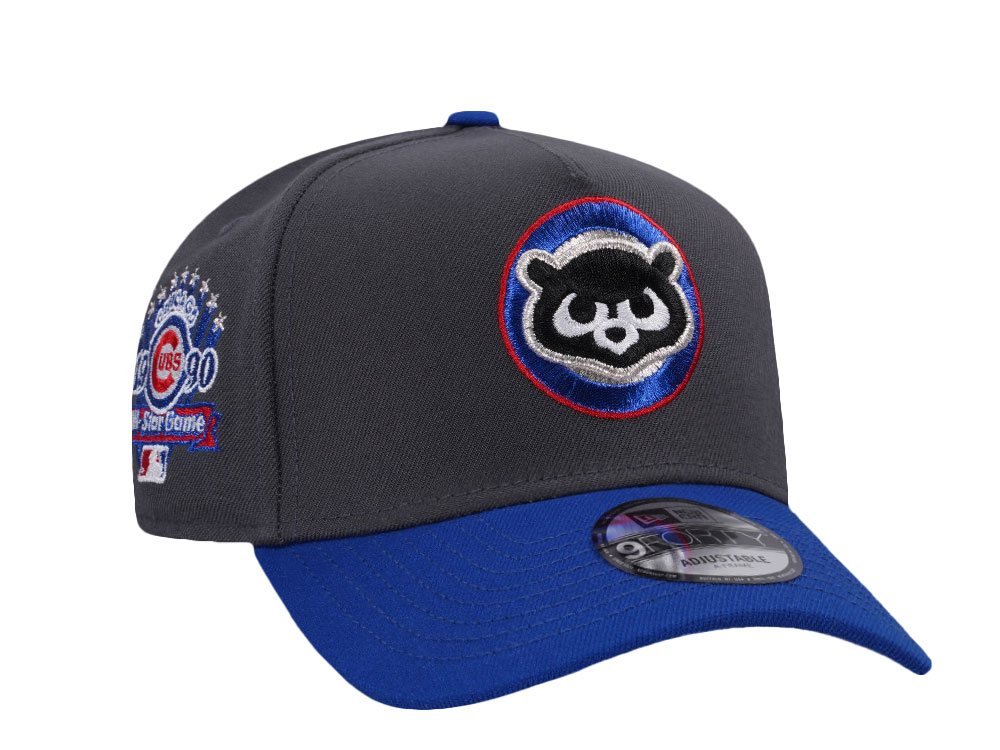 New Era Chicago Cubs All Star Game 1990 Gray Two Tone Edition 9Forty A Frame Snapback Cap