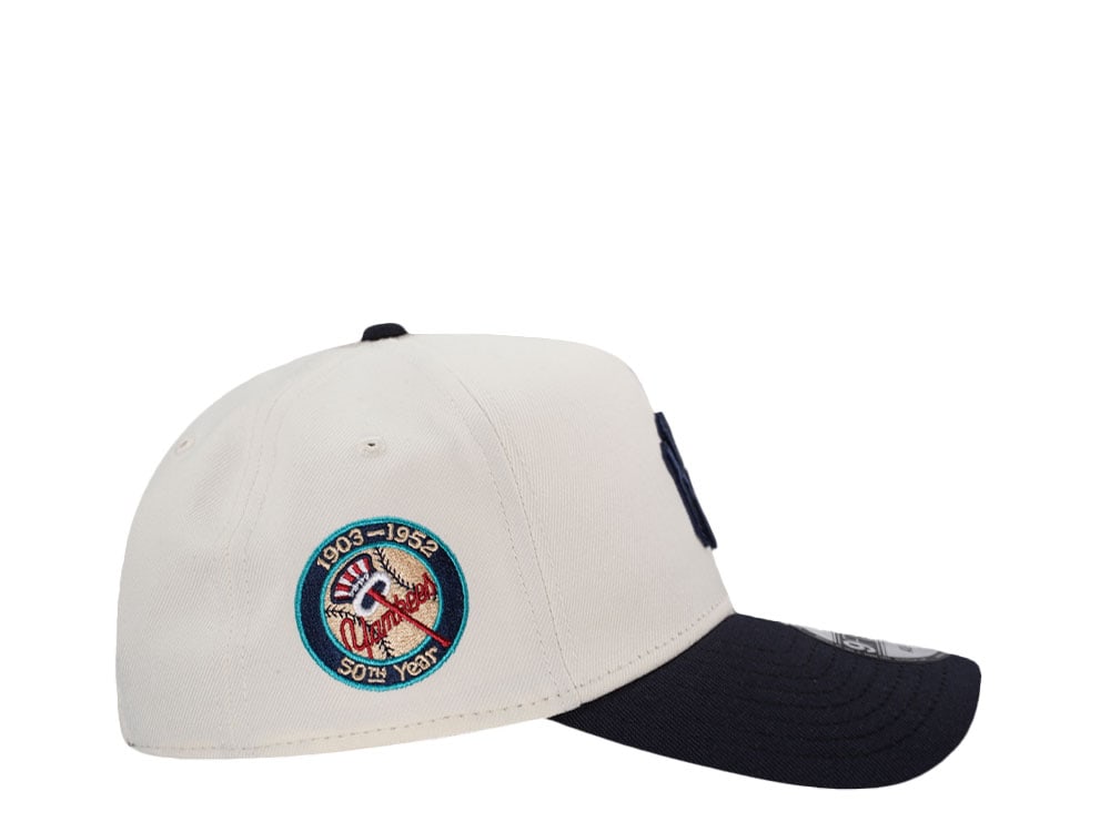New Era New York Yankees 50th Anniversary Liberty Chrome Two Tone Edition 9Forty A Frame Snapback Cap