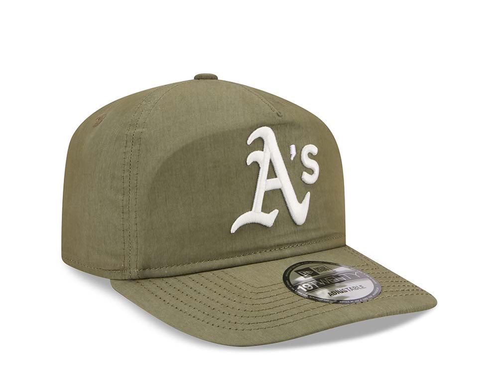 New Era Oakland Athletics Team Script Nylon 19Twenty Snapback Cap