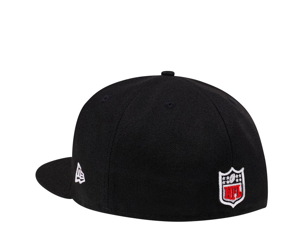 New Era Baltimore Ravens Black Crimson Collection 59Fifty Fitted Cap
