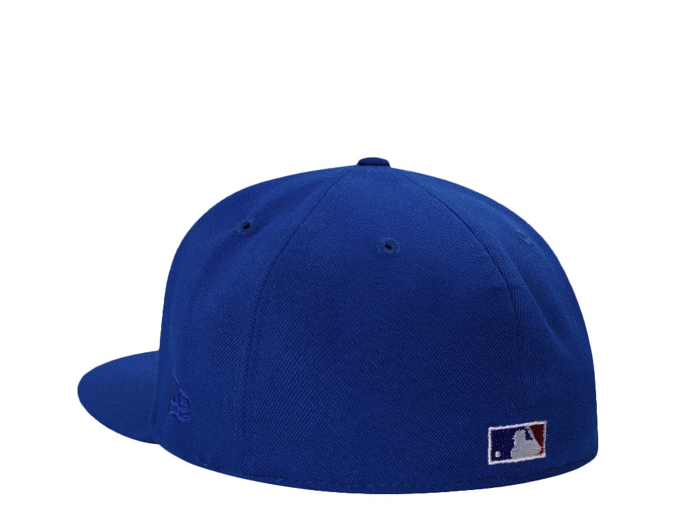 New Era Brooklyn Dodgers 50th Anniversary Jackie Robinson Royal Blue Prime Edition 59Fifty Fitted Cap
