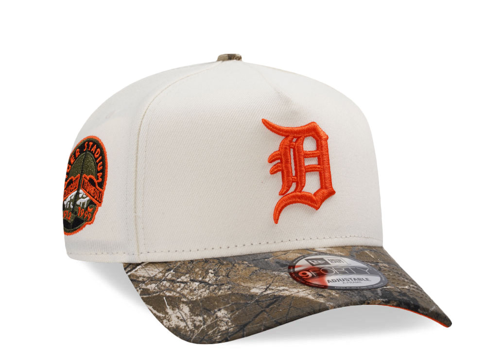 New Era Detroit Tigers Stadium Chrome Two Tone Edition 9Forty A Frame Snapback Cap