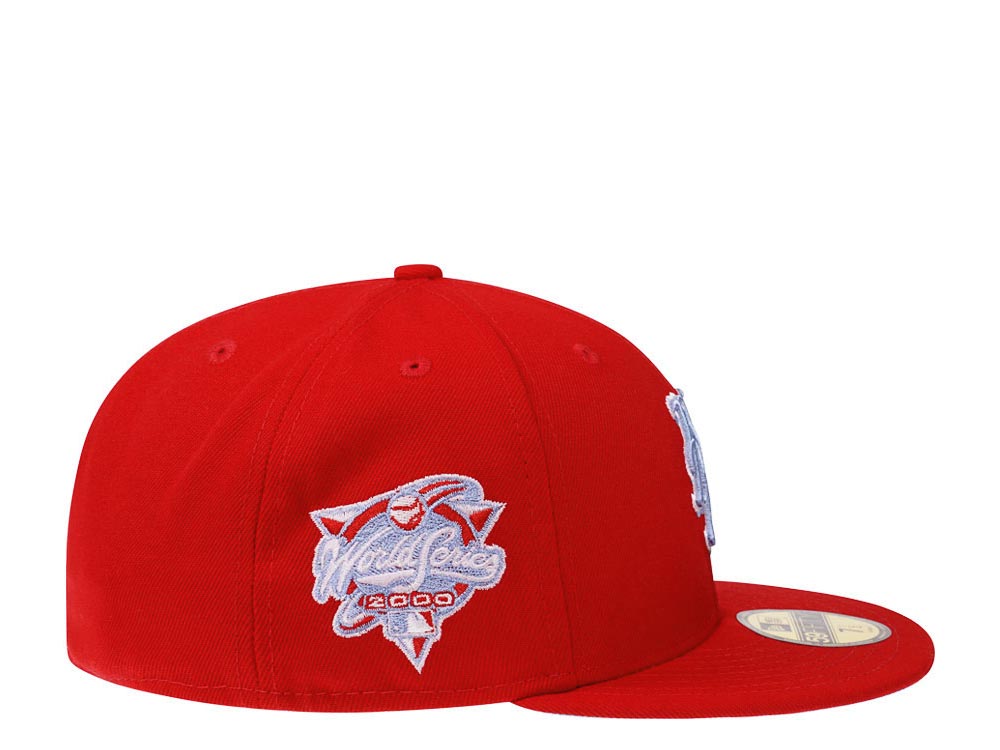 New Era New York Mets World Series 2000 Red Glacier Blue Edition 59Fifty Fitted Cap