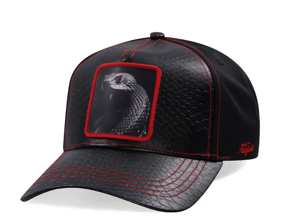 Hatfield Black Mamba Black Snapback Cap