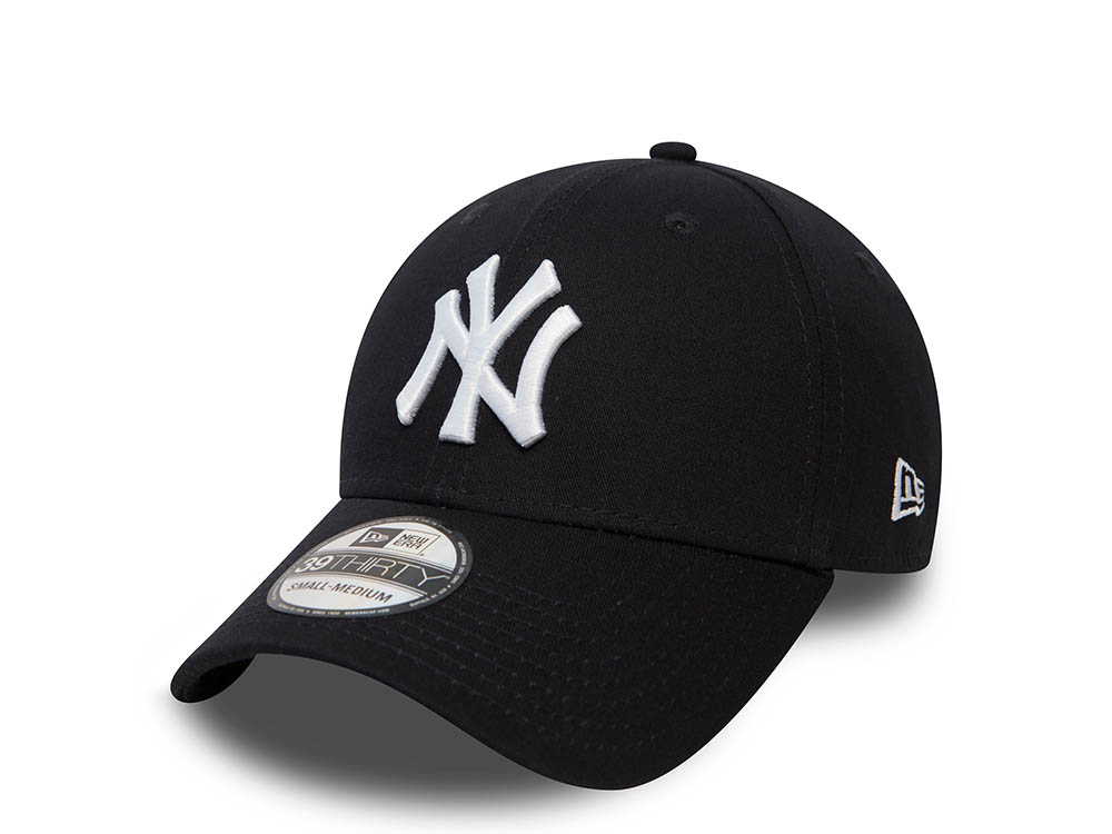 New Era New York Yankees League Essential Navy 39Thirty Stretch Cap